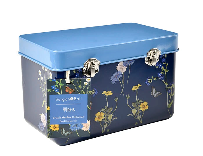 RHS British Bloom Seed Storage Tin