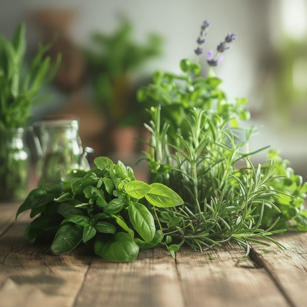 Essential kitchen herbs