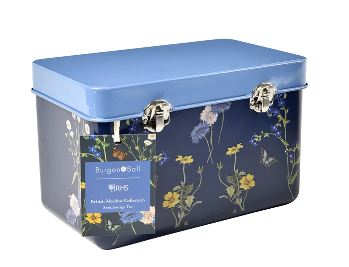 British Meadow Seed Storage Tin